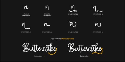 Buttercake Font Poster 8