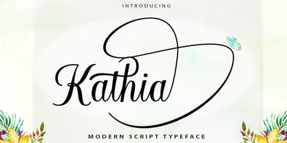 Kathia Script Fuente Póster 1