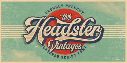 Headster Font Poster 10