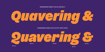 Passenger Sans Font Poster 1