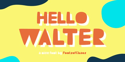 Hello Walter Font Poster 8