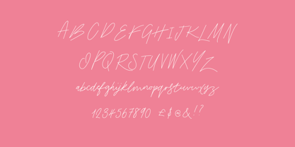 Stroom Script Font Poster 3