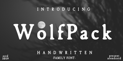 Wolfpack Font Poster 8