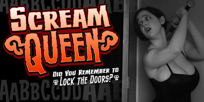 Scream Queen BB Font Poster 1