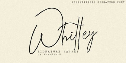 Whitley Font Poster 14