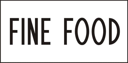 Fine Food JNL Font Poster 4