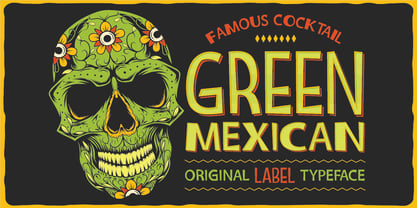Green Mexican Font Poster 6