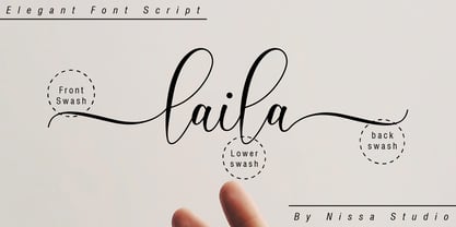 Laila Font Poster 3