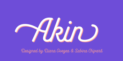 Akin Font Poster 1