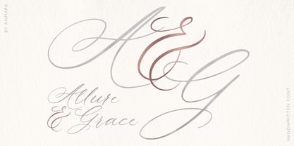 Allure And Grace Font Poster 10