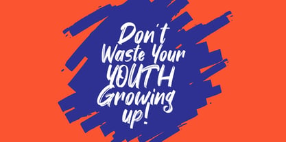Youth Power Font Poster 3