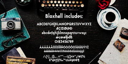 Bloxhall Font Poster 2