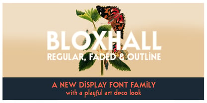 Bloxhall Font Poster 1