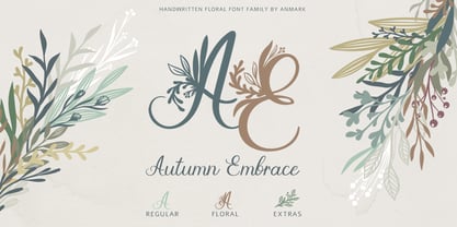 Autumn Embrace Font Poster 1