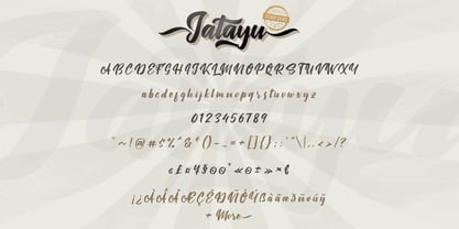 Jatayu Font Poster 1