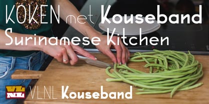 VLNL Kouseband Font Poster 3