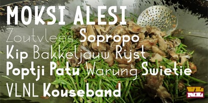 VLNL Kouseband Font Poster 4