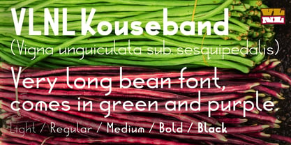 VLNL Kouseband Font Poster 6