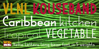 VLNL Kouseband Font Poster 8