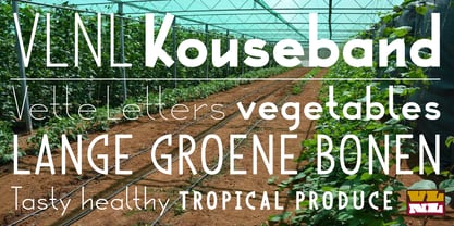 VLNL Kouseband Font Poster 9