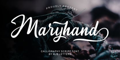 Maryhand Font Poster 6