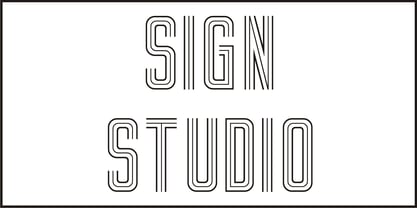Sign Studio JNL Fuente Póster 4