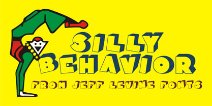 Silly Behavior Font Poster 5