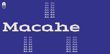 Macahe Font Poster 1