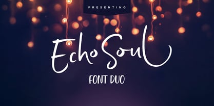 Echo Soul Font Poster 7