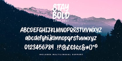 Stay Bold Font Poster 1