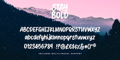 Stay Bold Fuente Póster 1