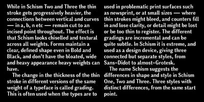 Schism Two Font Poster 1