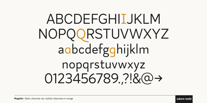 Magdelin Font Poster 5