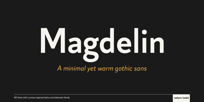 Magdelin Font Poster 15