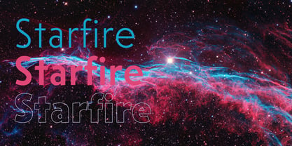 Starfire Font Poster 5