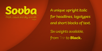 Sovba Font Poster 1