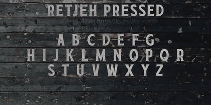 Retjeh Font Poster 4