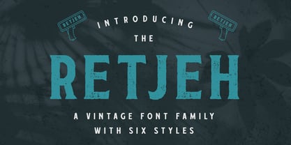 Retjeh Font Poster 1