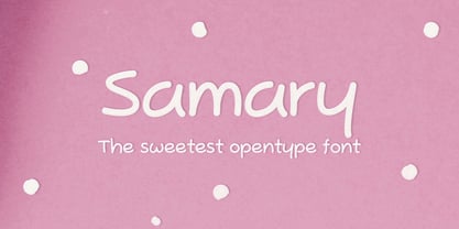 Samary Font Poster 1
