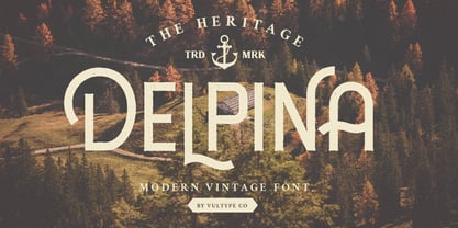 Delpina Font Poster 1