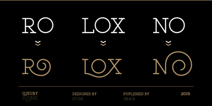 Luxury Home Font Poster 3