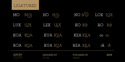 Luxury Home Font Poster 6