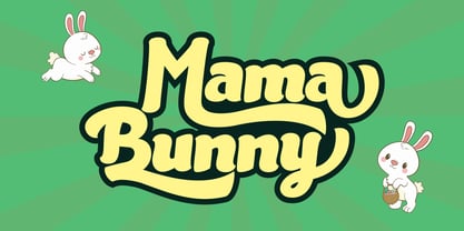Mama Bunny Font Poster 9