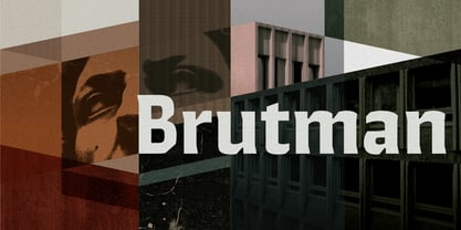 Brutman Font Poster 1