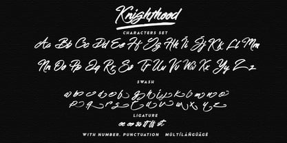 Knighthood Font Poster 3