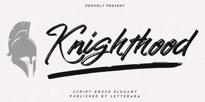 Knighthood Font Poster 10