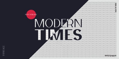 Modern Times Font Poster 1