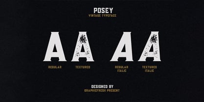Posey Font Poster 3