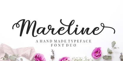Mareline Script Font Poster 6