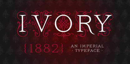 Ivory Font Poster 11